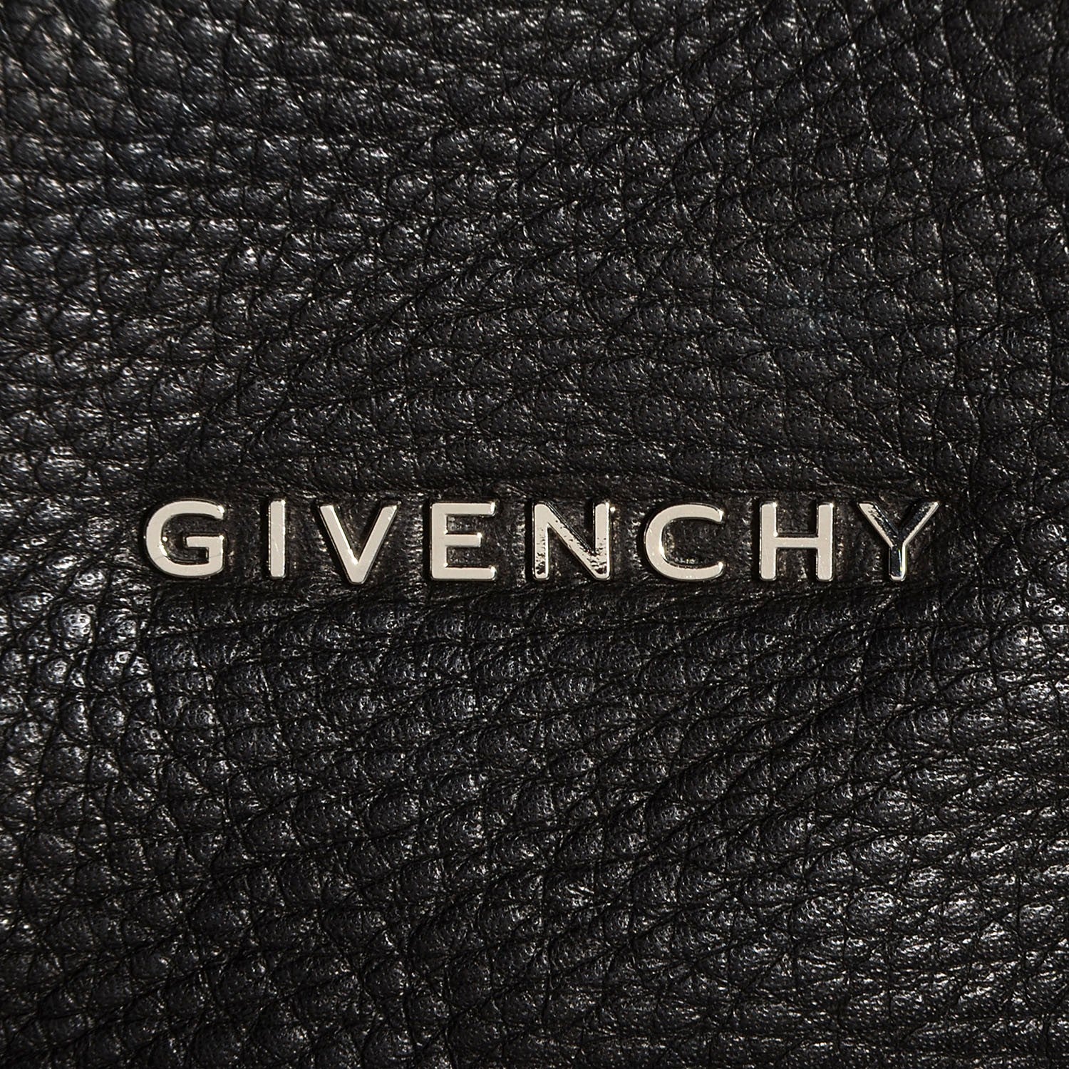 Givenchy Waxed Calfskin Medium Studded Pandora Black 8 of 9