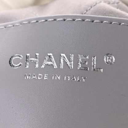 Chanel Metallic Shaded Calfskin Quilted Mini Chanel 22 White Silver 6 of 10