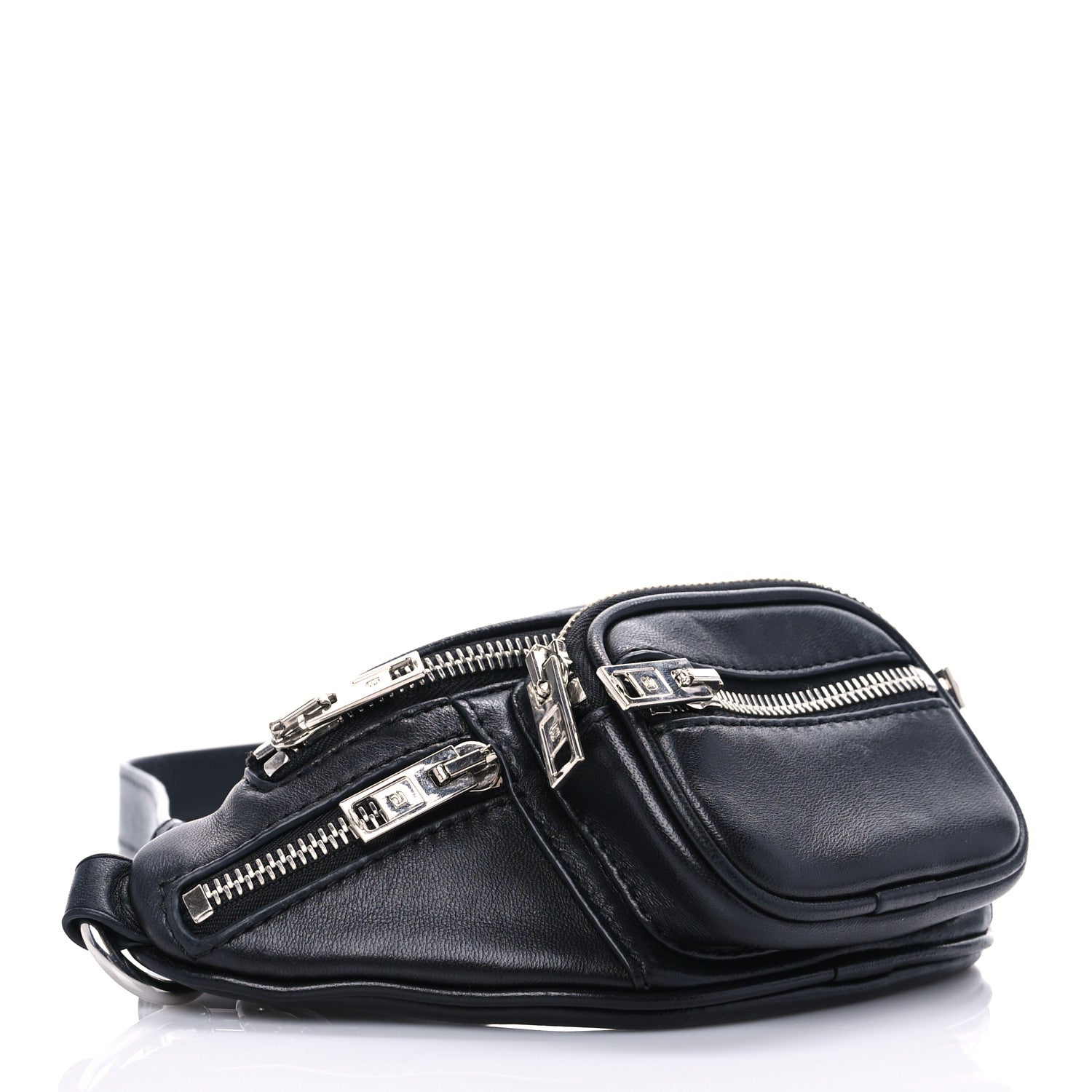 Alexander Wang Lambskin Mini Attica Belt Bag Black 4 of 6