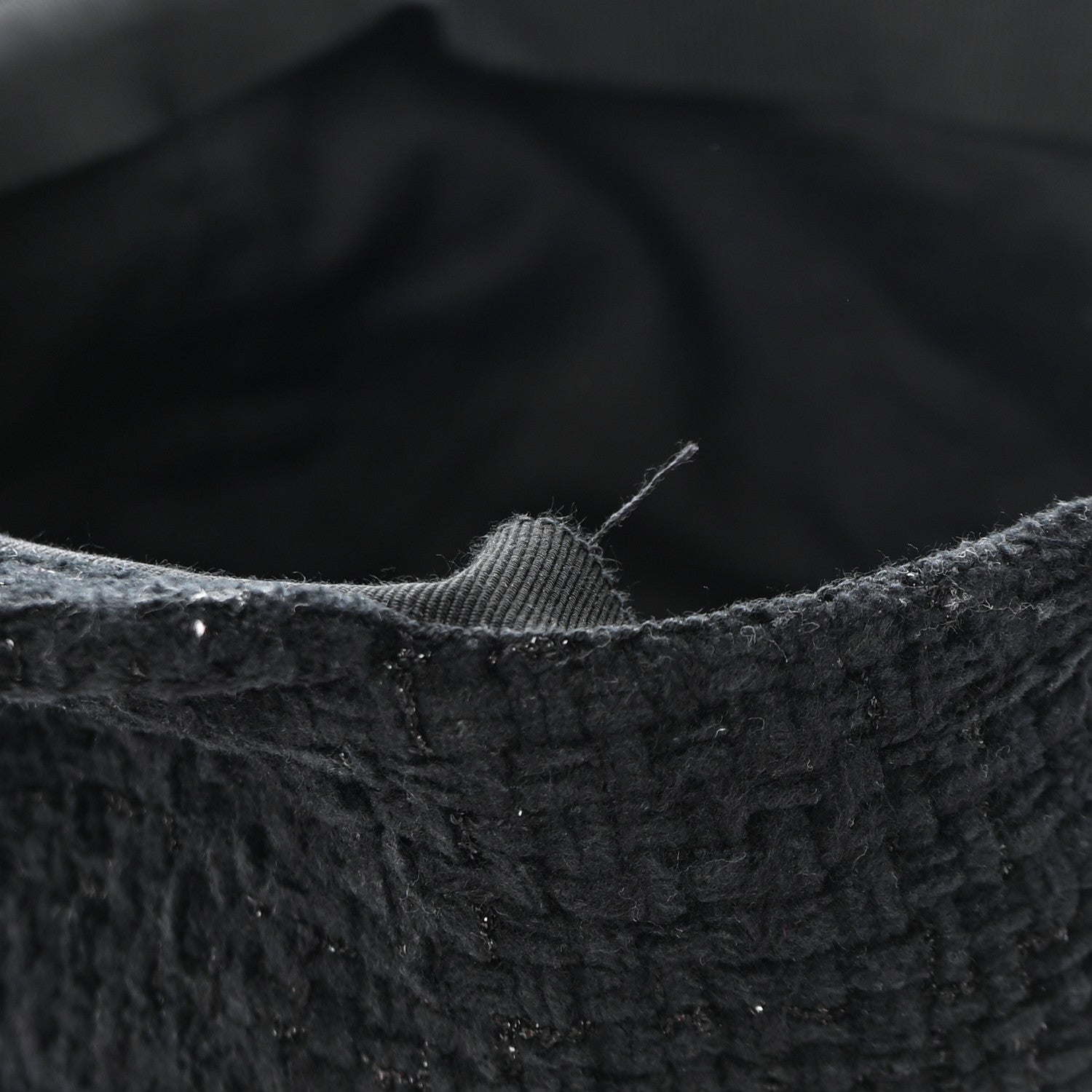 Chanel Tweed Fantasy CC Cap S Black 10 of 12