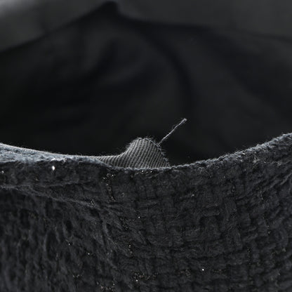 Chanel Tweed Fantasy CC Cap S Black 10 of 12