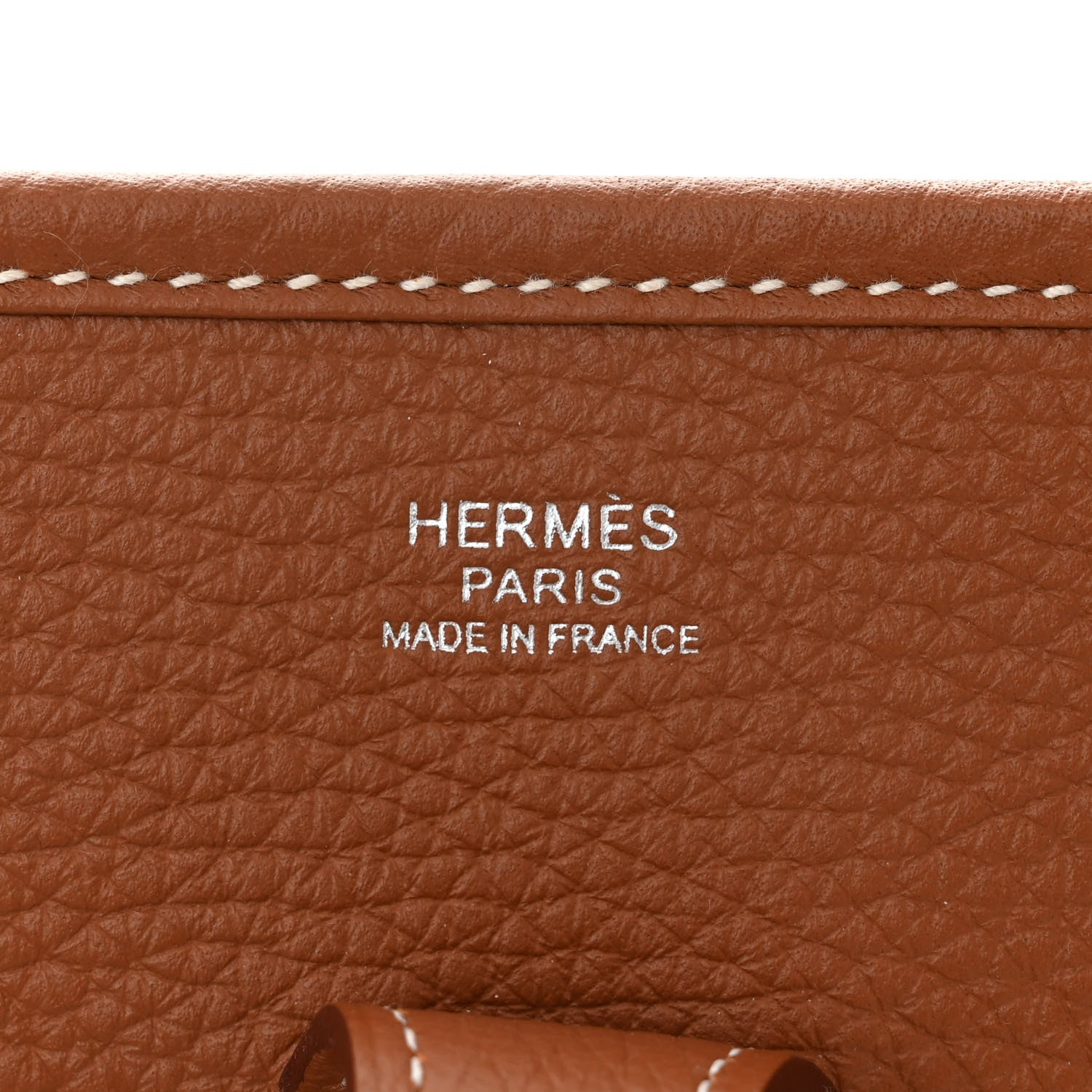 Hermes Taurillon Clemence Evelyne III PM Gold 6 of 11