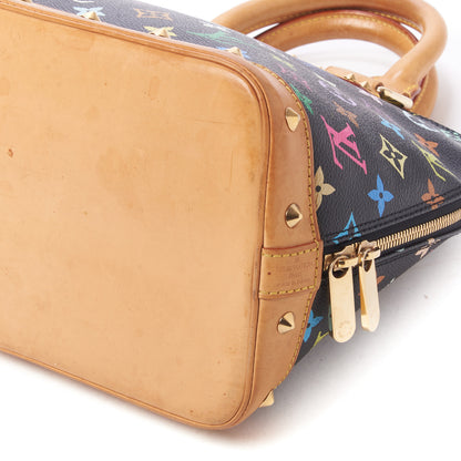 Louis Vuitton Monogram Multicolor Alma Black 6 of 8