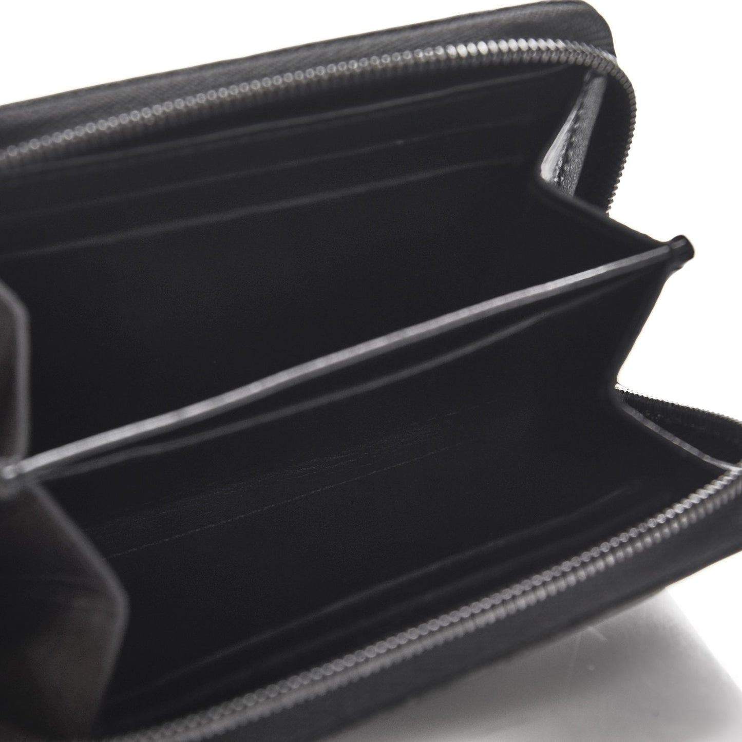 Vernis Zippy Coin Purse Wallet Noir Magnetique