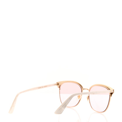 Gucci Round Metal Sunglasses GG0244S Pink 4 of 7
