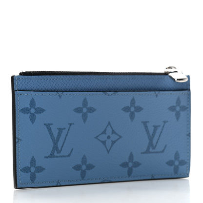Louis Vuitton Taigarama Coin Card Holder Denim 3 of 6