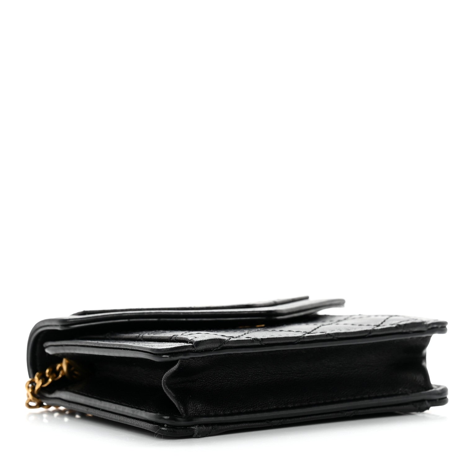 Saint Laurent Lambskin Quilted Micro Gaby Bag Black 3 of 6