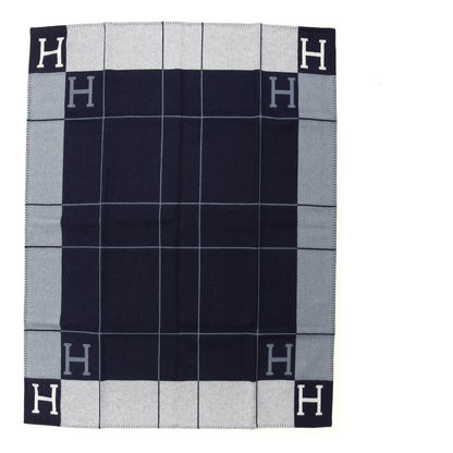 Hermes Wool Cashmere Avalon III Blanket Caban Ecru 1 of 2