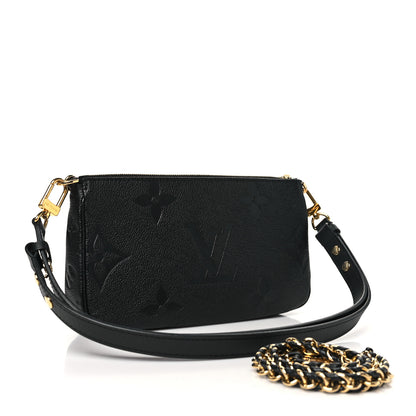 Louis Vuitton Empreinte Monogram Giant Multi Pochette Accessories Black 3 of 10