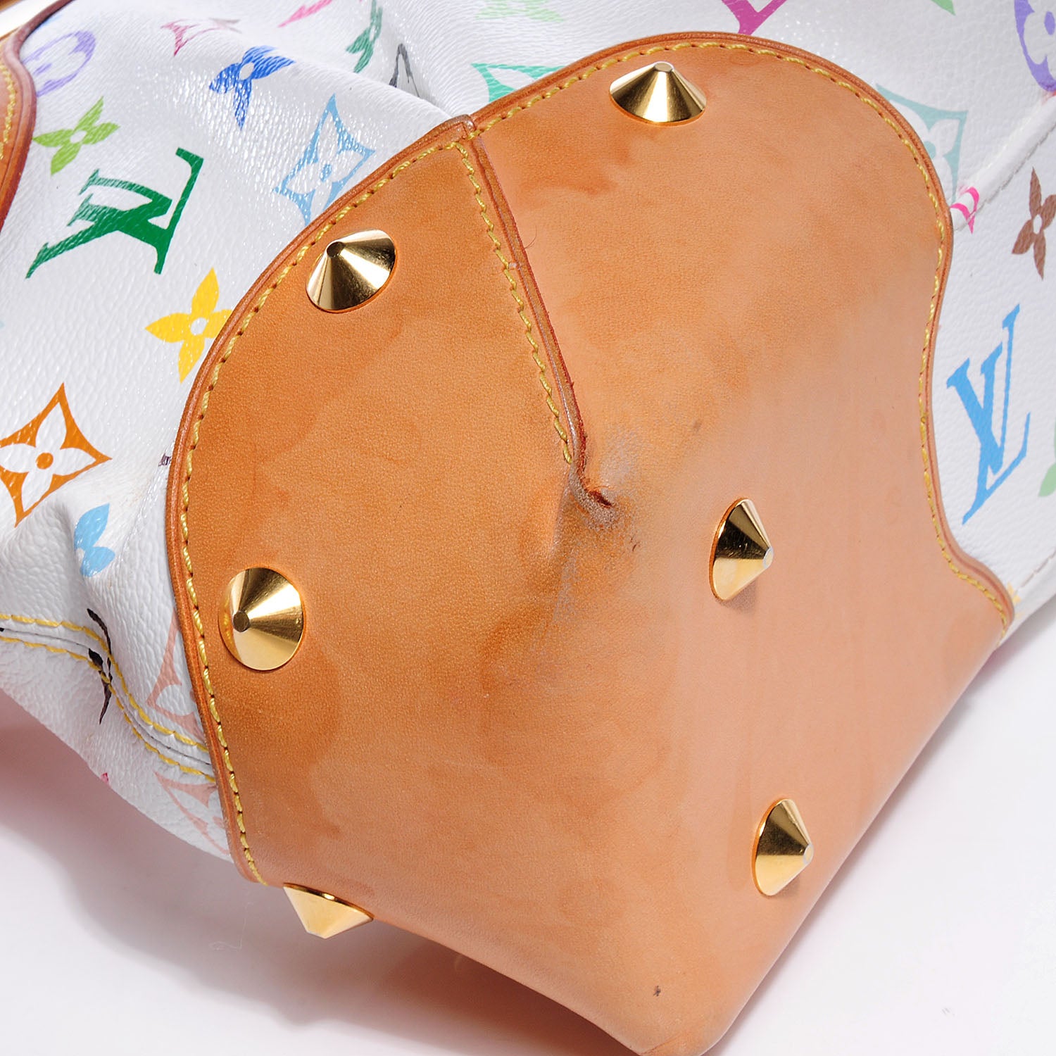 Lanvin LOUIS VUITTON Monogram Multicolor Judy MM White 5 of 10