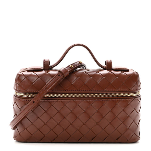 Nappa Intrecciato Bang Bang Vanity Case Sapele