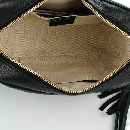 Gucci Pebbled Calfskin Small Soho Disco Bag Black 5 of 7
