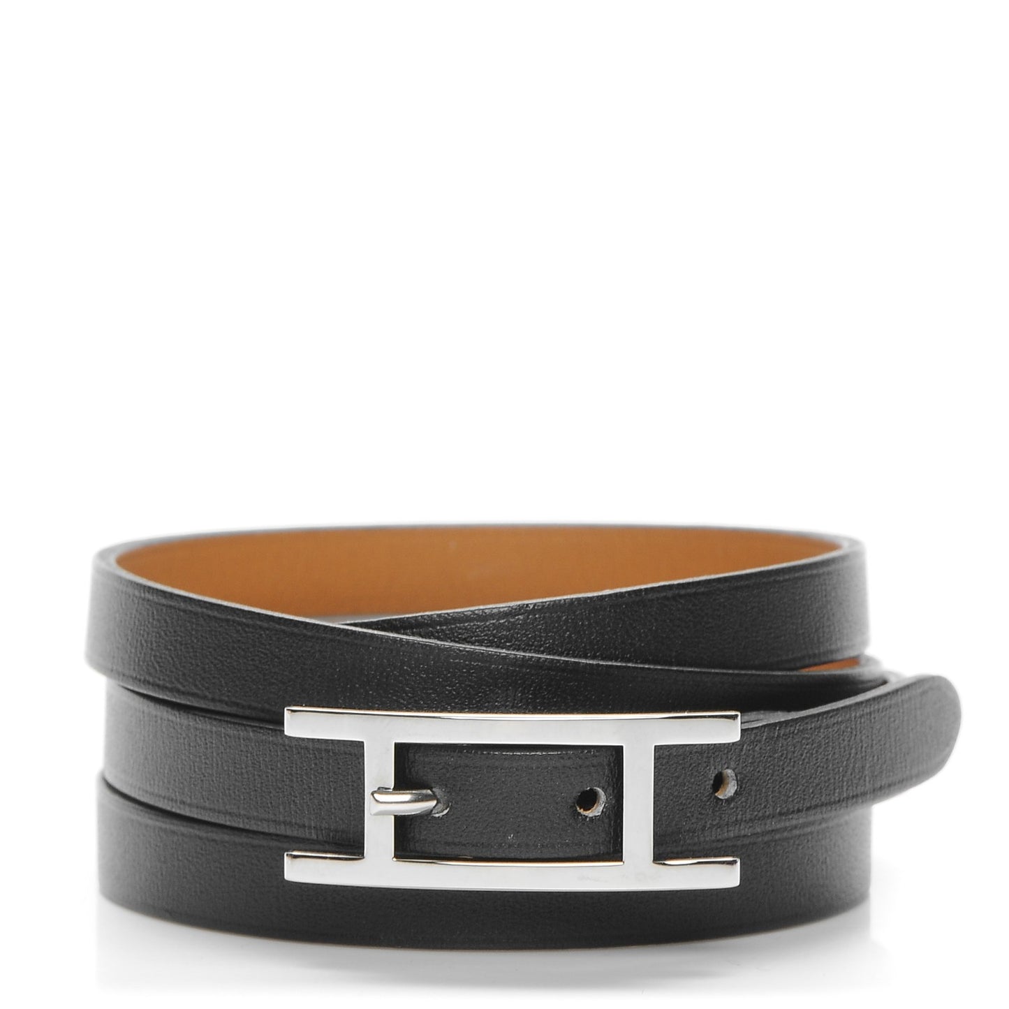 Chamonix Hapi 3MM Triple Tour Wrap Bracelet M Black
