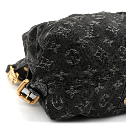 Louis Vuitton Denim Neo Cabby MM Black 8 of 11