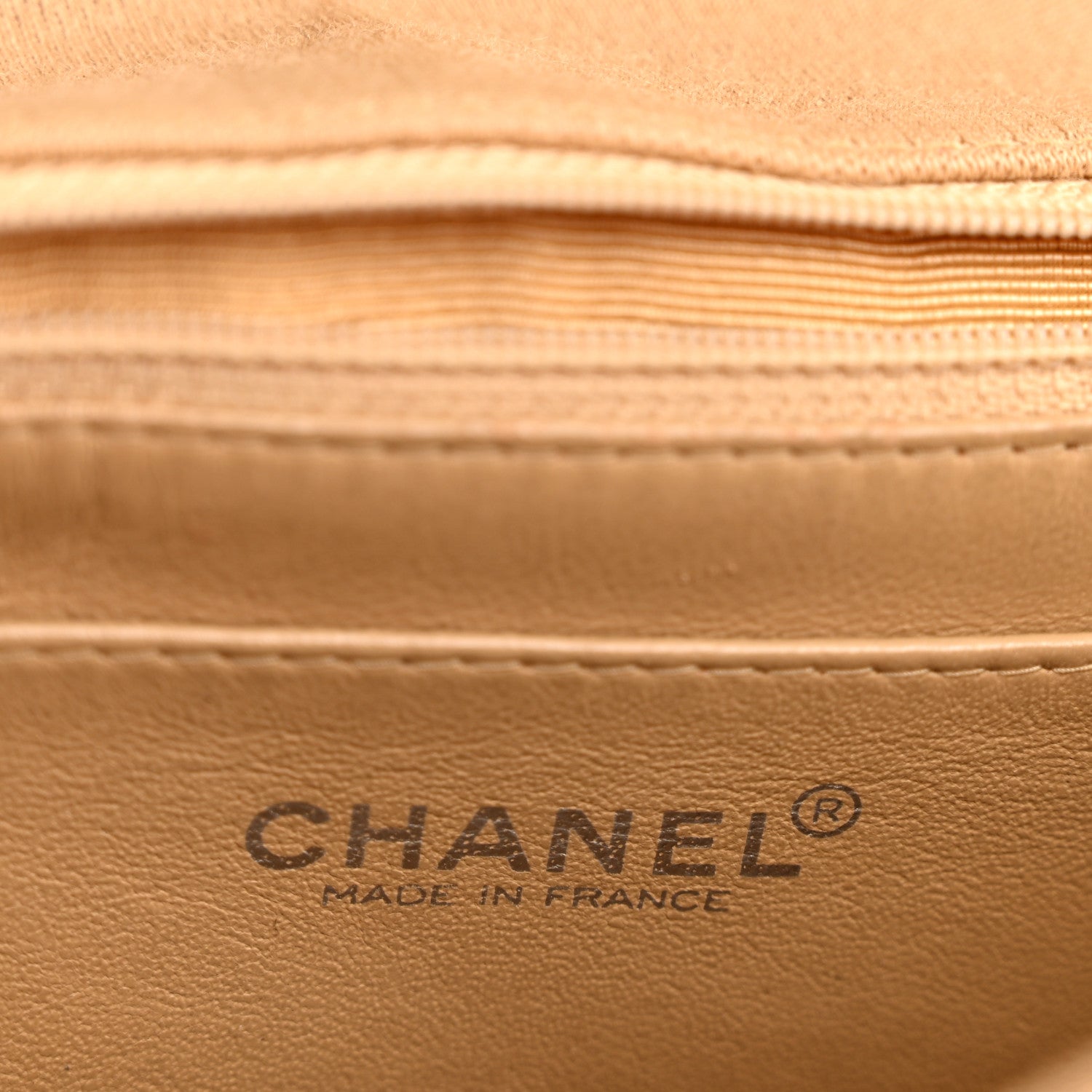 Chanel Jersey Quilted Medium Single Flap Beige 6 of 16