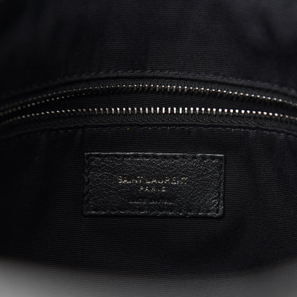 Saint Laurent Crinkled Calfskin Matelasse Monogram Medium Niki Shopper Tote Smog 8 of 10