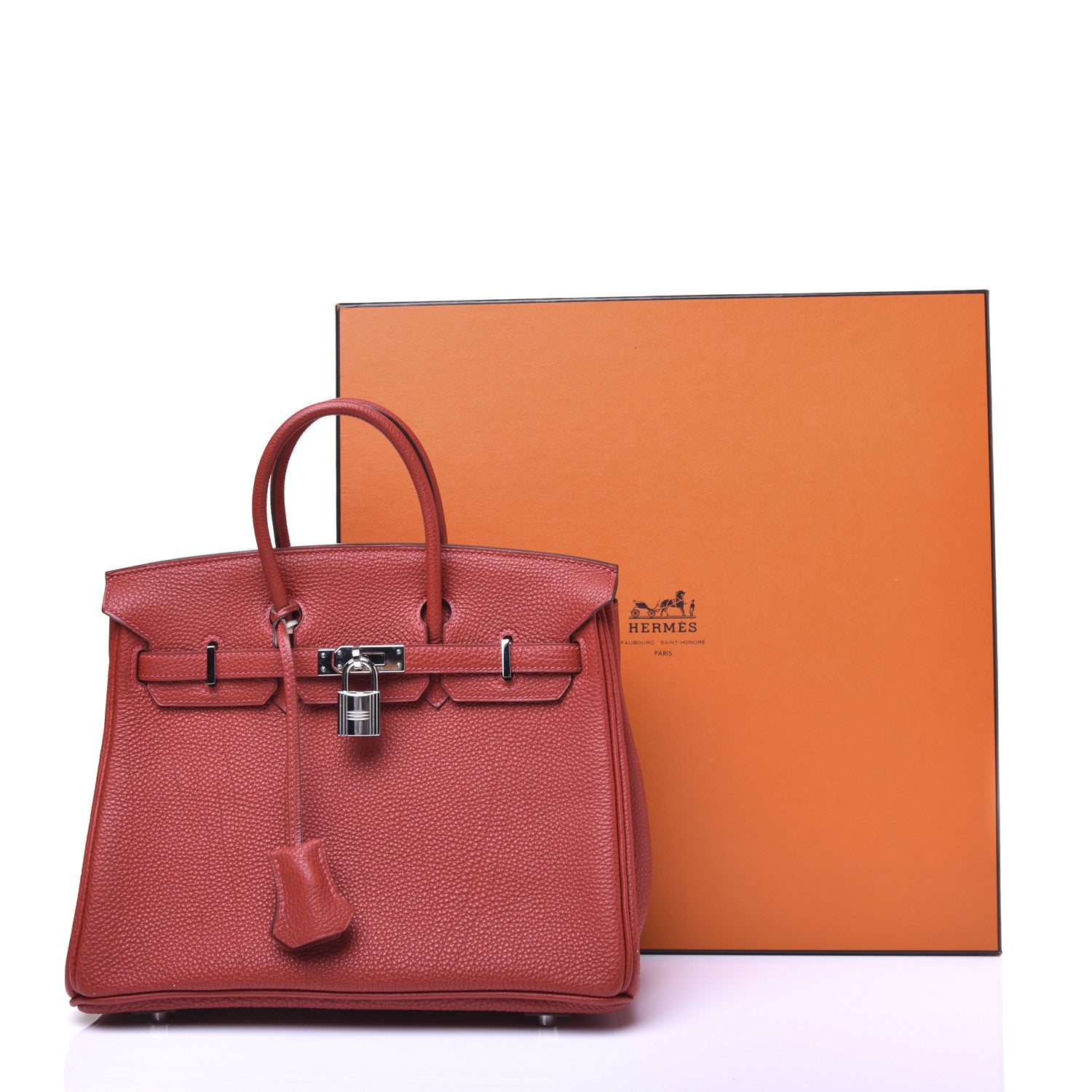 Hermes Togo Birkin 25 Rouge Vif 31 of 31