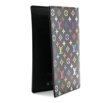 Louis Vuitton LV X TM Monogram Multicolor Passport Cover Black 3 of 7