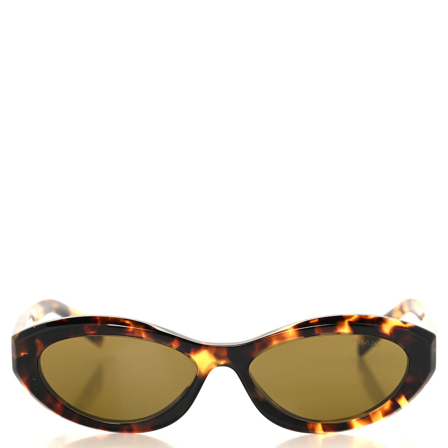 Prada Acetate Oval Sunglasses SPR 26Z Tortoise 1989535 – FASHIONPHILE