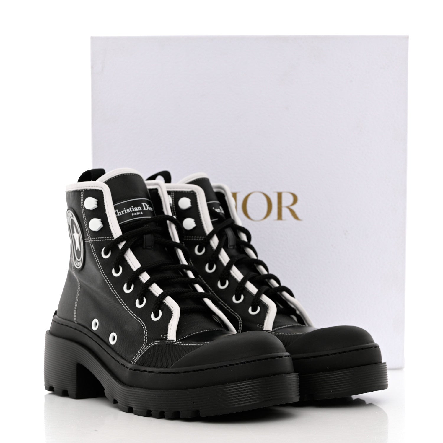 Christian Dior Technical Fabric D-Rise 35mm Boots 39 Black 9 of 9