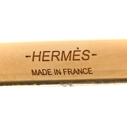 Hermes Barenia Heritage Equestre Pendant Necklace Gold 6 of 6