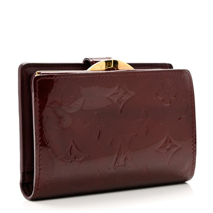Louis Vuitton Vernis French Purse Wallet Amarante 2 of 6