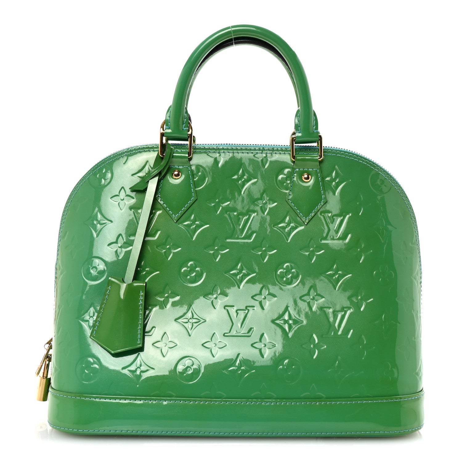 Louis Vuitton Vernis Alma PM Blue Lagon 1 of 9