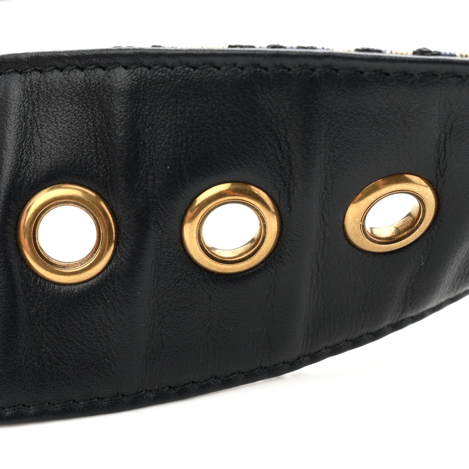 Christian Dior Oblique Diorquake Belt 75 30 Blue Multi 6 of 6