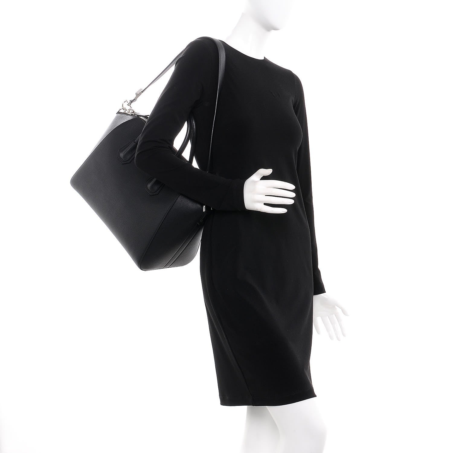 Givenchy Sugar Goatskin Medium Antigona Black 2 of 10