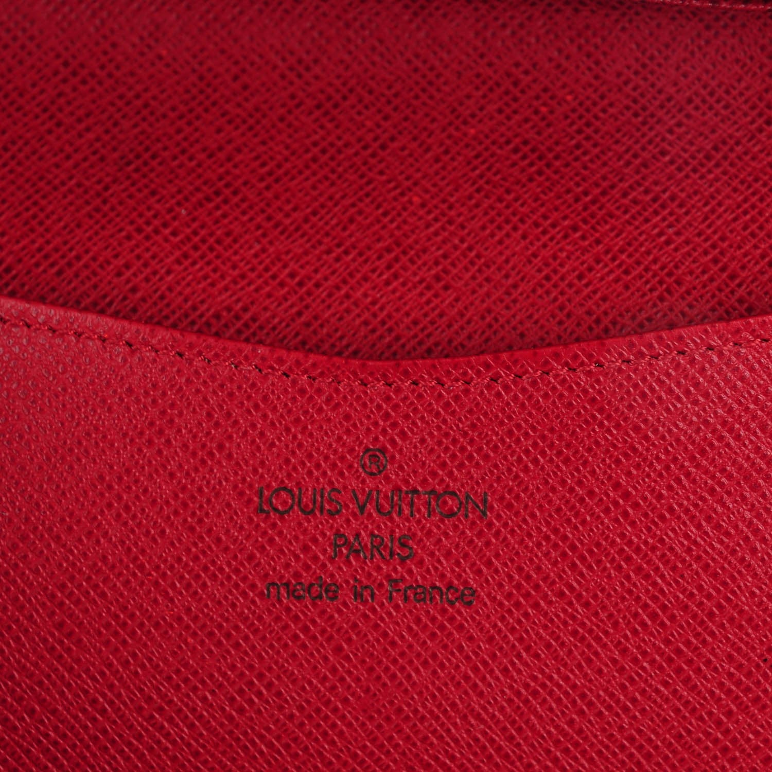 Louis Vuitton Monogram Josephine Wallet Red 5 of 8