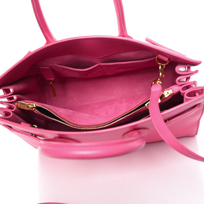 Saint Laurent Calfskin Small Sac De Jour Bubblegum 6 of 27