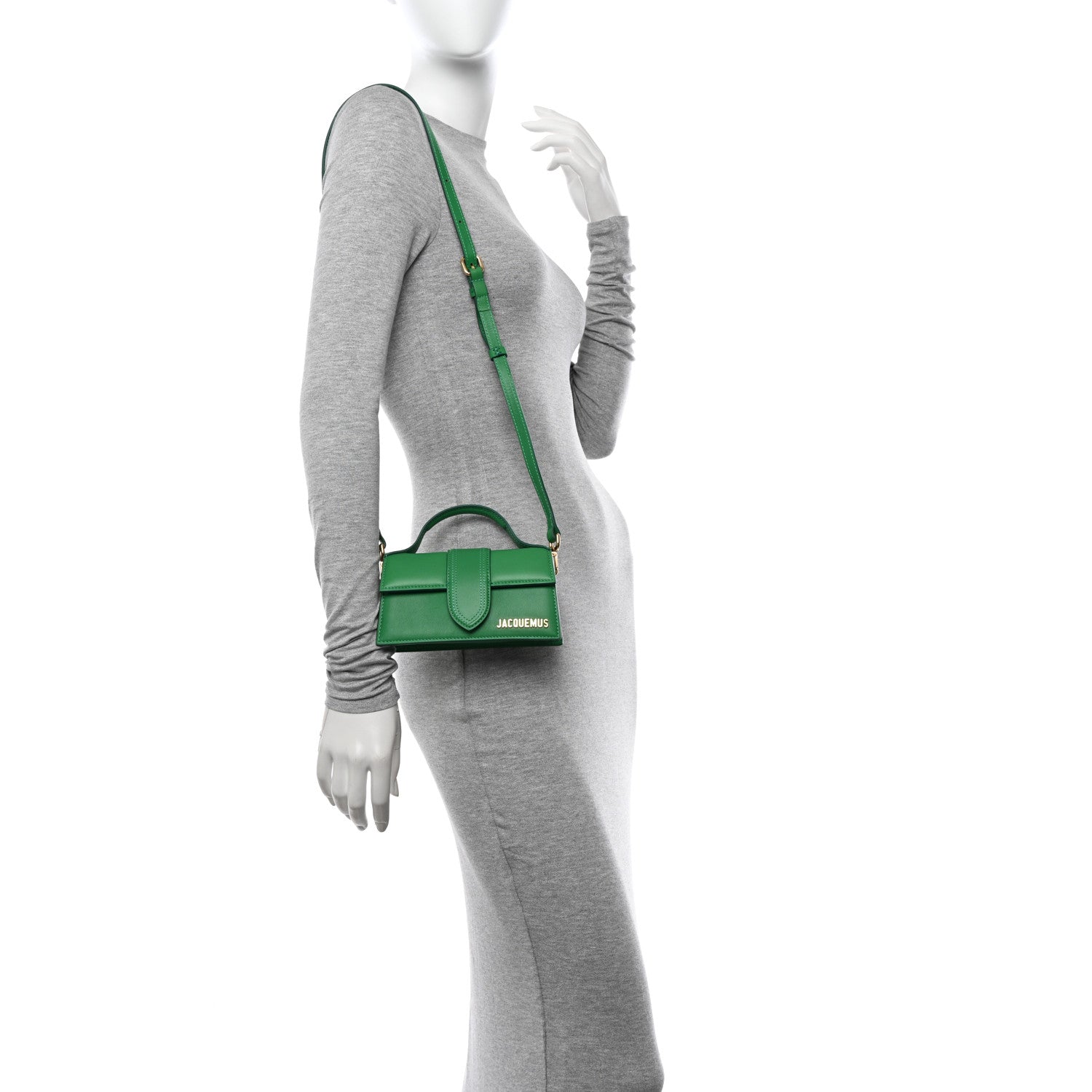 Jacquemus Smooth Calfskin Le Bambino Green 2 of 10