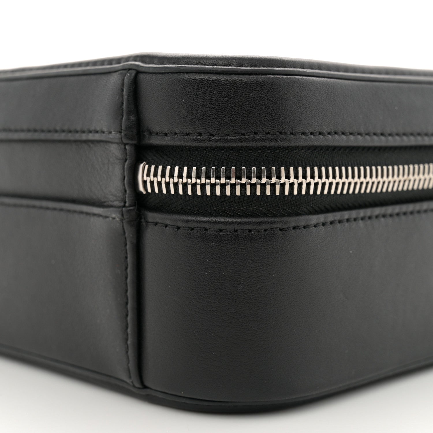 Chanel Lambskin Quilted Medium CC Filigree Vanity Case Black 11 of 11