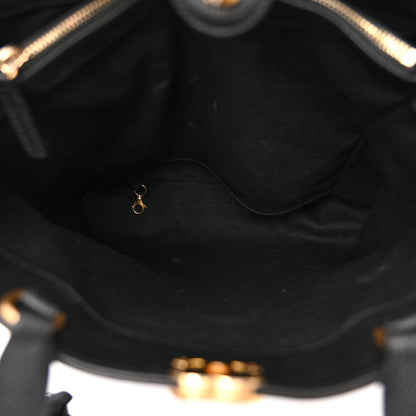 Chanel Caviar Stitched Large Shopping Tote Bag Black 6 of 15