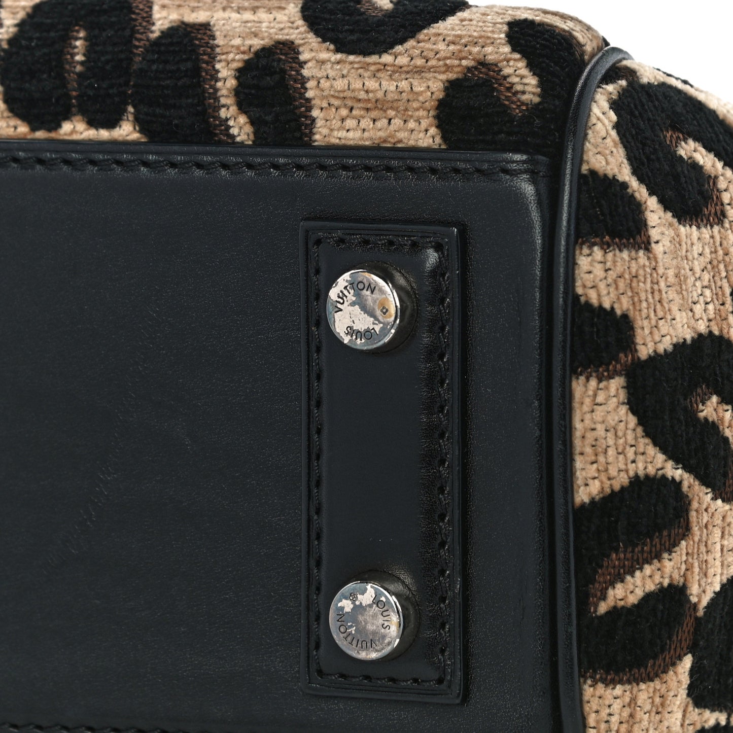Jacquard Velvet Leopard Print Stephen Sprouse Baby Bag