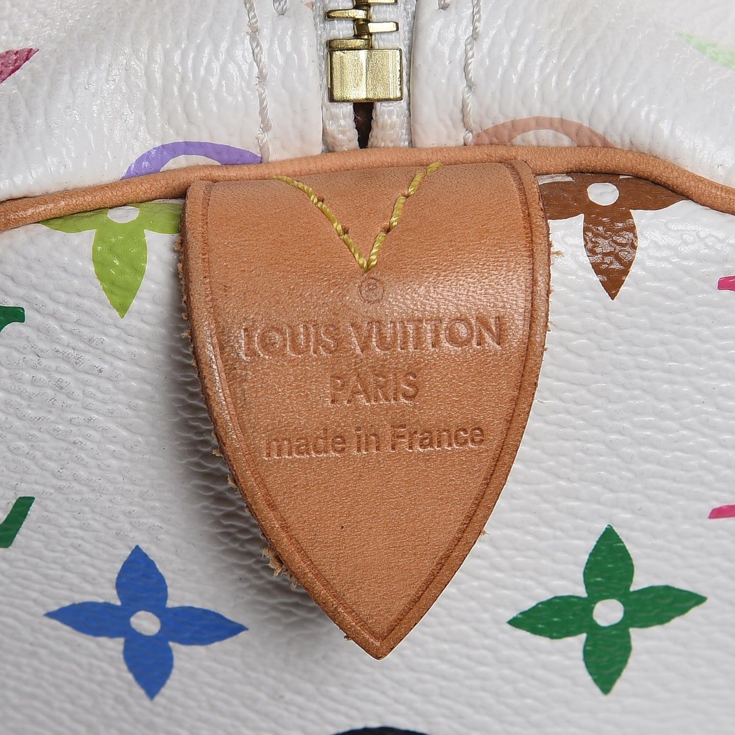 Monogram Multicolor Speedy 30 White