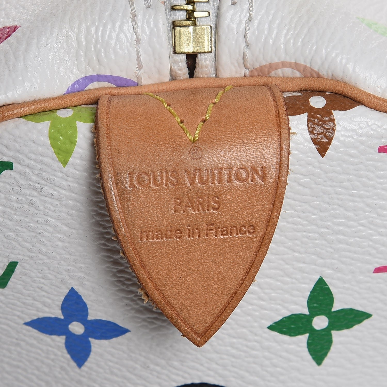 Louis Vuitton Monogram Multicolor Speedy 30 White 7 of 8