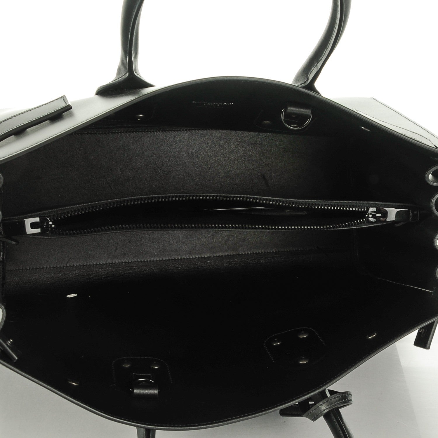 Saint Laurent Smooth Calfskin Small Sac De Jour Black 6 of 8