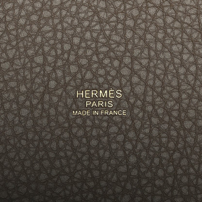 Hermes Taurillon Clemence Picotin Lock 18 PM Etoupe 6 of 12