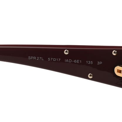 Prada Polarized Sunglasses SPR 27L Red 5 of 7