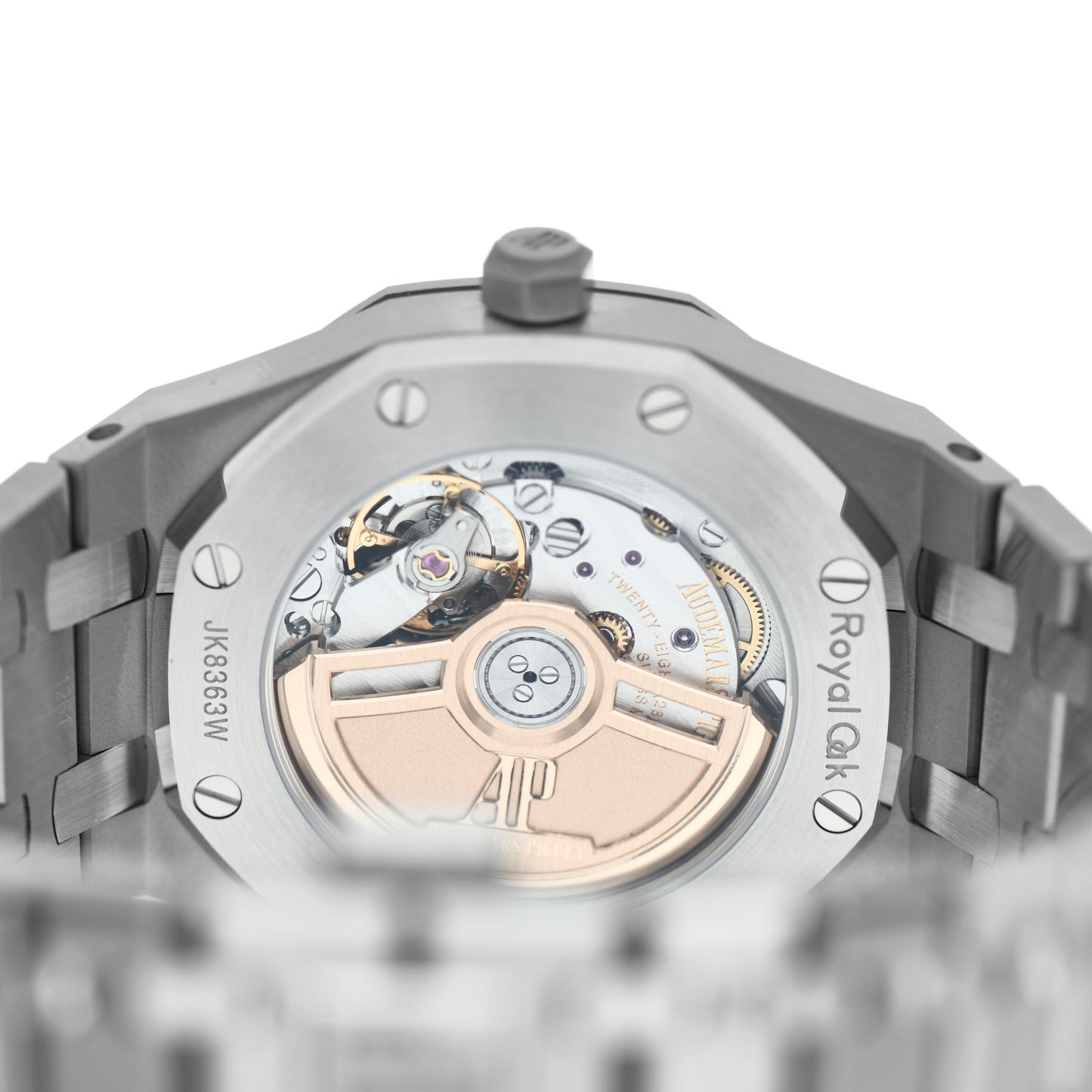 Stainless Steel Diamond 34mm Royal Oak Automatic Watch Blue 77351ST.ZZ.1261ST.01