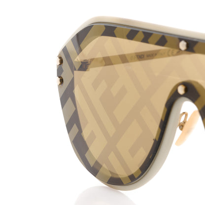Fendi Acetate FF Fabulous Shield Sunglasses FF M0039/G/S White 7 of 8
