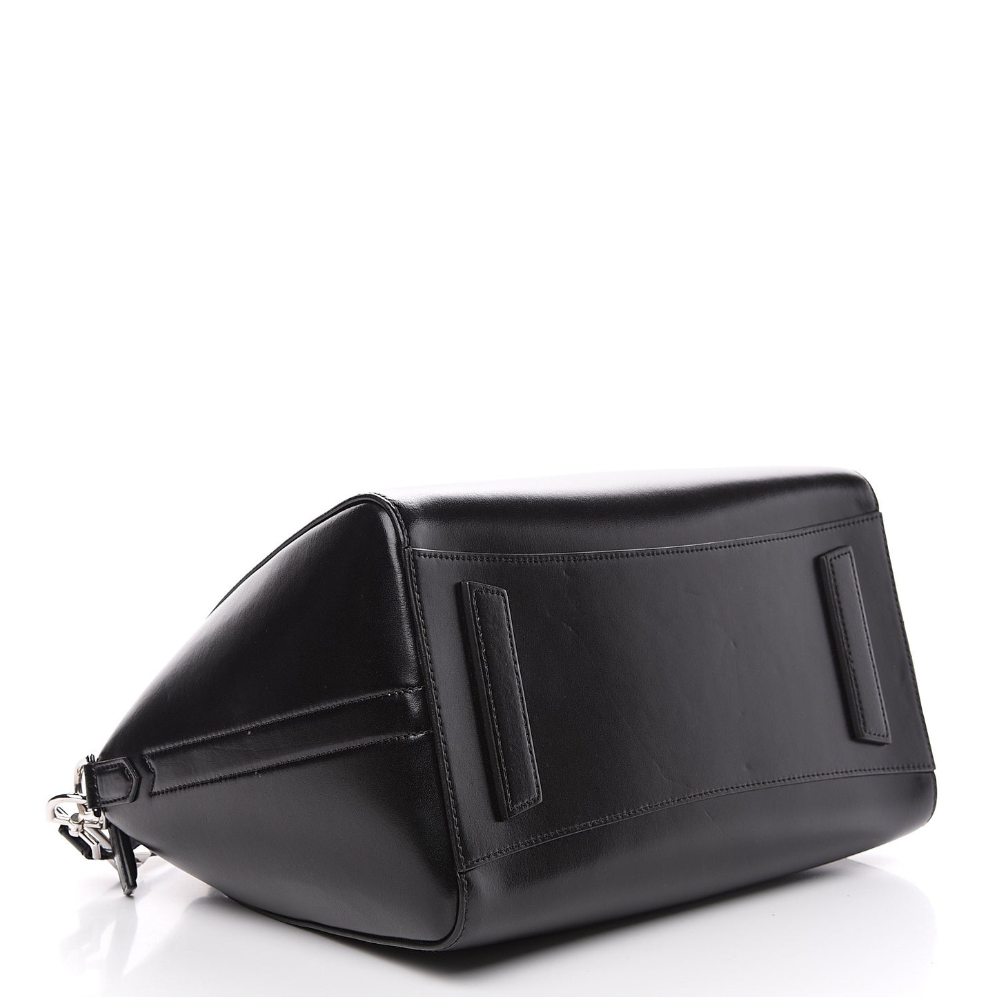 Shiny Lord Calfskin Medium Antigona Black