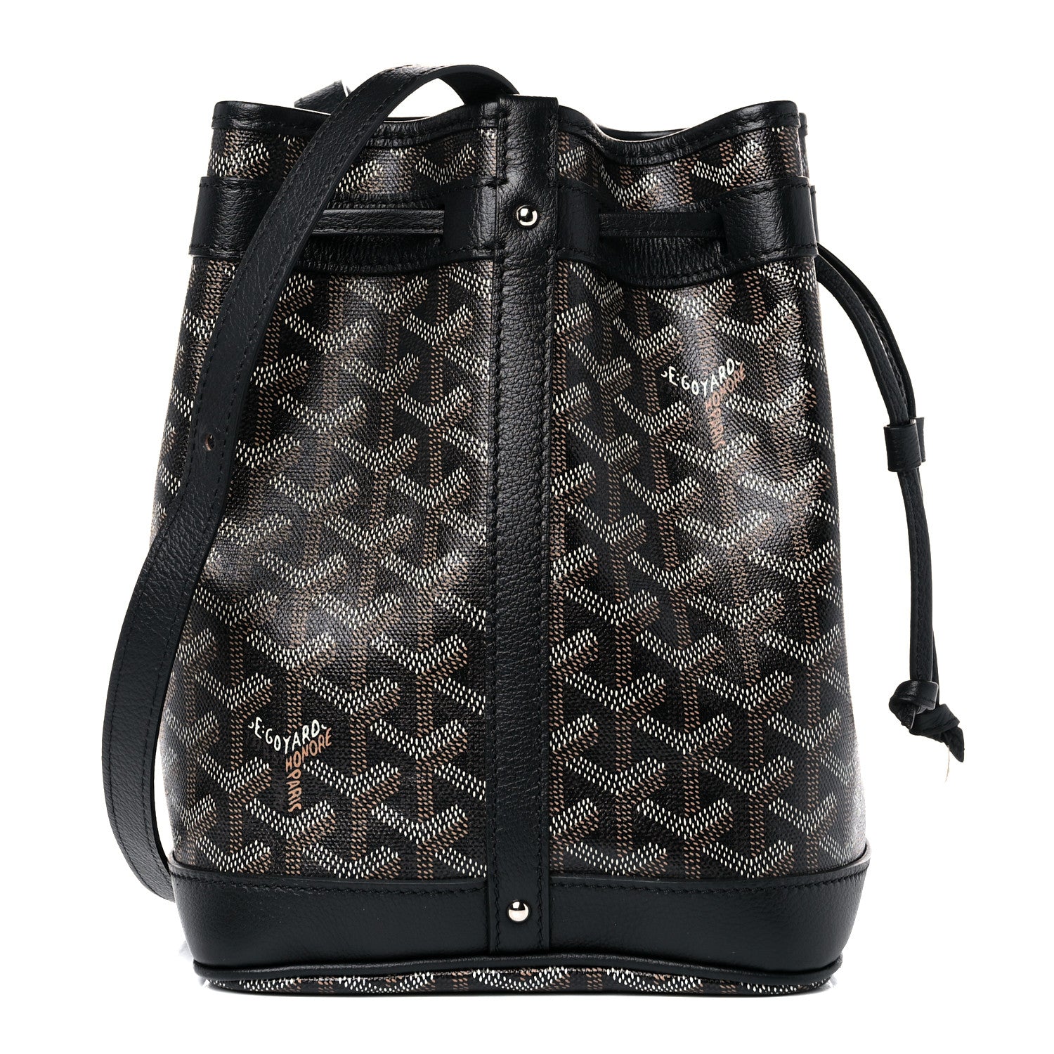 Goyard Goyardine Petit Flot Bucket Bag PM Black 3 of 9