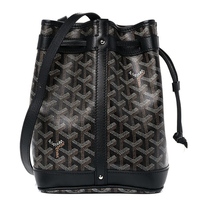 Goyard Goyardine Petit Flot Bucket Bag PM Black 3 of 9