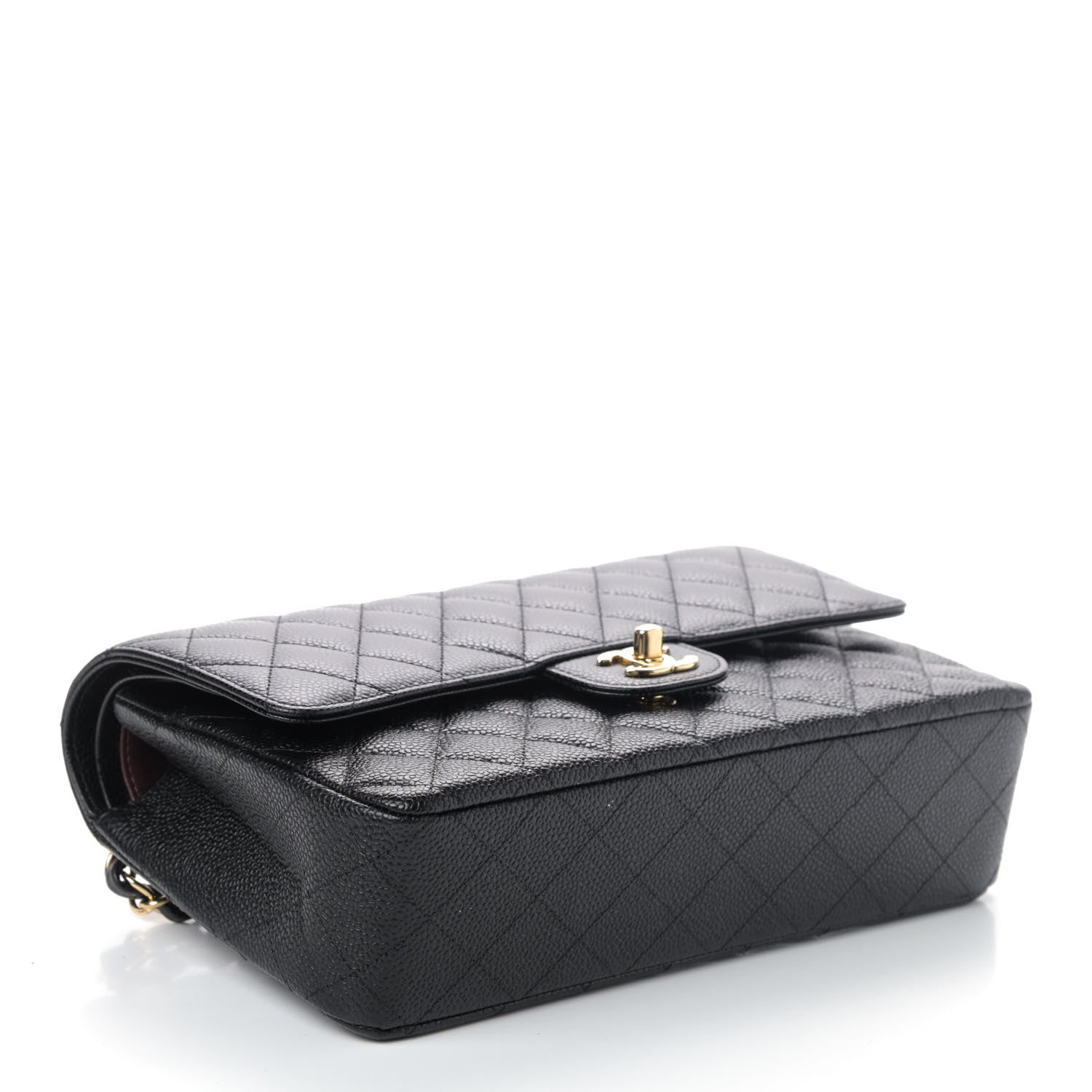 Chanel Caviar Quilted Medium Double Flap Black 3 of 4