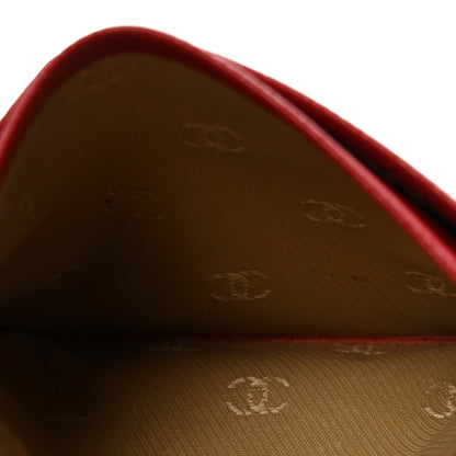 Chanel Caviar CC Button Card Holder Red 5 of 9