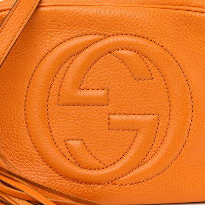 Gucci Pebbled Calfskin Small Soho Disco Bag Curcuma 8 of 14