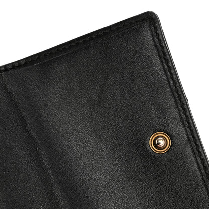 Gucci Calfskin Matelasse GG Marmont Medium Wallet Black 7 of 10