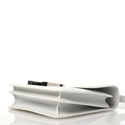 Hermes Evercolor Shiny Alligator Constance 18 New White Gris Ciment 9 of 11